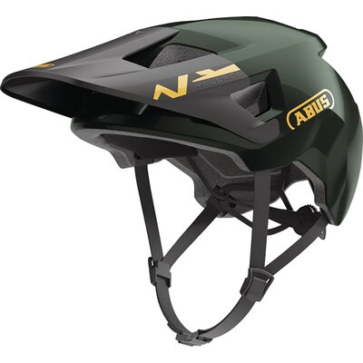 Kask rowerowy ABUS YouDrop Moss Zielony dla Dzieci (rozmiar S)