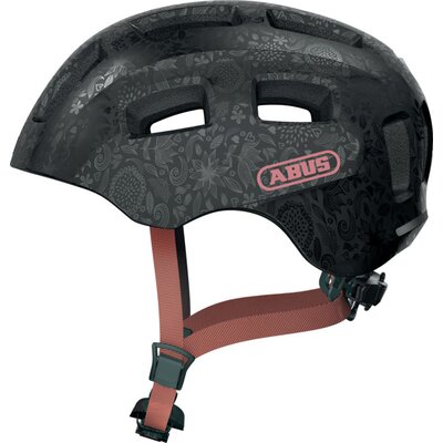 Kask rowerowy ABUS Youn-I 2.0 Czarny dla Dzieci z lampką (rozmiar S)