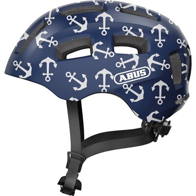 Kask rowerowy ABUS Youn-I 2.0 Anchor Niebieski dla Dzieci z lampką (rozmiar S)