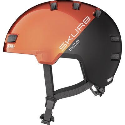 Kask ABUS Skurb ACE Pomarańczowo-czarny (rozmiar S)