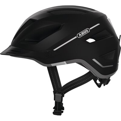 Kask rowerowy ABUS Pedelec 2.0 Velvet Czarny Miejski z lampką (rozmiar L)