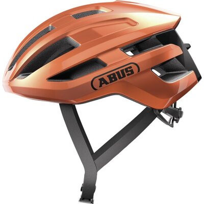 Kask rowerowy ABUS PowerDome Goldfish Pomarańczowy Szosowy Szosowy (rozmiar M)