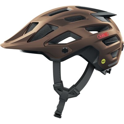 Kask rowerowy ABUS Moventor 2.0 Metallic Brązowy MTB (rozmiar M) MIPS
