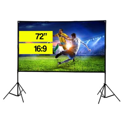 Ekran projekcyjny EXTRALINK Foldable Projection Screen PSF-72 160x90