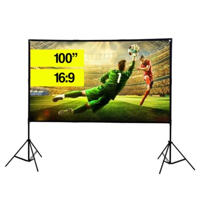 Ekran projekcyjny EXTRALINK Foldable Projection Screen PSF-100 220x125