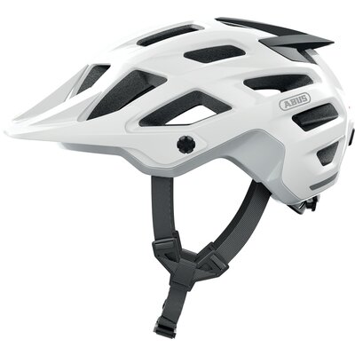 Kask rowerowy ABUS Moventor 2.0 Shiny Biały MTB (rozmiar L) MIPS