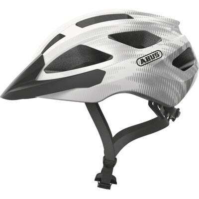 Kask rowerowy ABUS Macator Biało-szary MTB (rozmiar S)