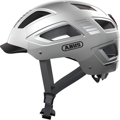 Kask rowerowy ABUS Hyban 2.0 Signal Srebrny Miejski (rozmiar M)
