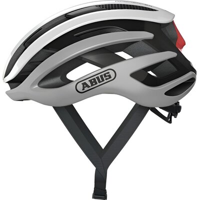 Kask rowerowy ABUS AirBreaker Srebrno-biały Szosowy (rozmiar S)