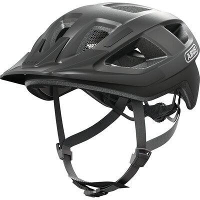 Kask rowerowy ABUS Aduro 3.0 LED Tytanowy Miejski (rozmiar L)