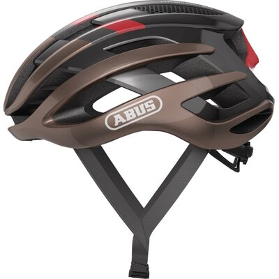 Kask rowerowy ABUS AirBreaker Metallic Czarno-brązowy Szosowy (rozmiar S)