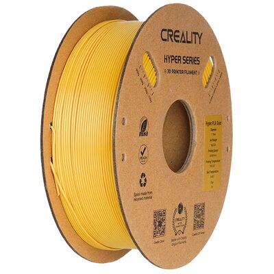Filament CREALITY Hyper PLA, Średnica 1.75 mm, 1 kg Złoty