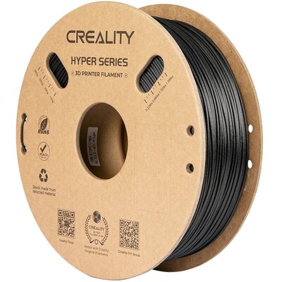 Filament CREALITY Hyper PLA-CF, Średnica 1.75 mm, 1 kg Czarny