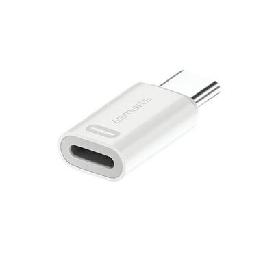 Adapter USB Typ C - Lightning 4SMARTS 540711 Biały (2 szt.)
