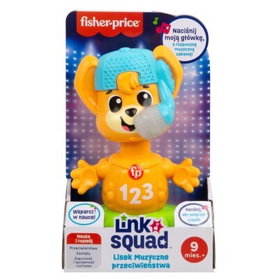 Zabawka interaktywna FISHER PRICE Link Squad Lisek muzyczne przeciwieństwa HYL37