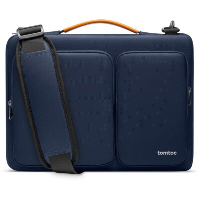 Torba na laptopa TOMTOC Defender-A42 14 cali Granatowo-pomarańczowy
