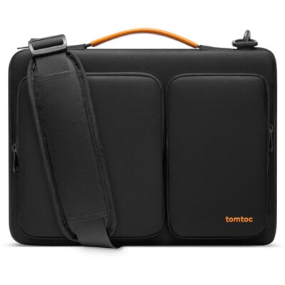 Torba na laptopa TOMTOC Defender-A42 16 cali Czarno-pomarańczowy