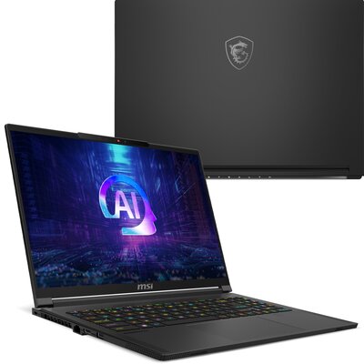 Laptop MSI Stealth A16 AI+ A3XVGG-202PL 16" IPS Ryzen AI 9 HX 370 32GB RAM 2TB SSD GeForce RTX4070 DLSS 3 Windows 11 Professional