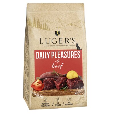Karma dla psa suszona LUGER'S Daily Pleasures Wołowina 9 kg