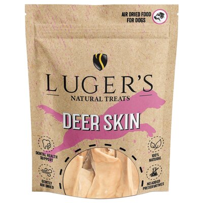 Gryzak dla psa LUGER'S Natural Treats Skóra jelenia 100 g