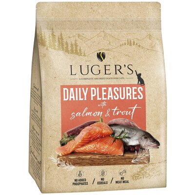 Karma dla kota LUGER'S Daily Pleasures z łososiem i pstrągiem 1 kg