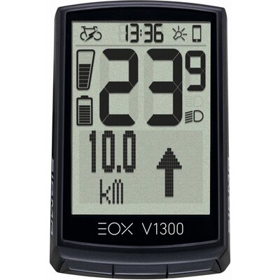 Licznik rowerowy SIGMA Eox View 1300 Standard Czarny Podświetlany