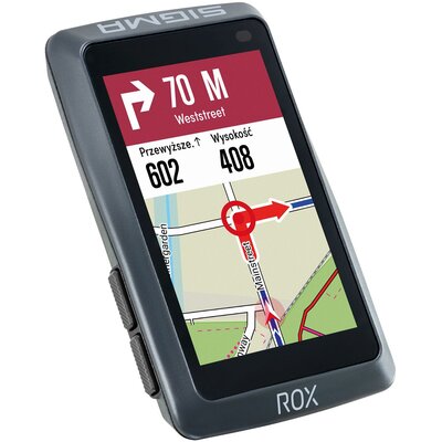 Nawigacja rowerowa SIGMA Rox 12.1 Evo Basic Set Szary Podświetlany