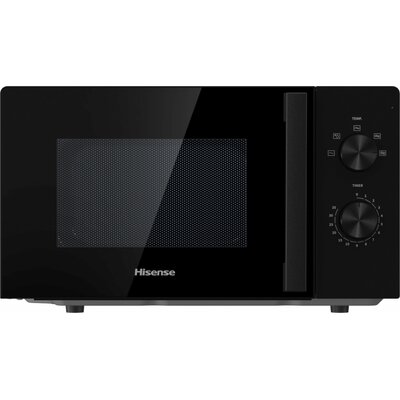 Kuchenka mikrofalowa HISENSE H20MOBP1H 700W średnica 25.5 cm pojemność 20L Pulse Technology Czarny