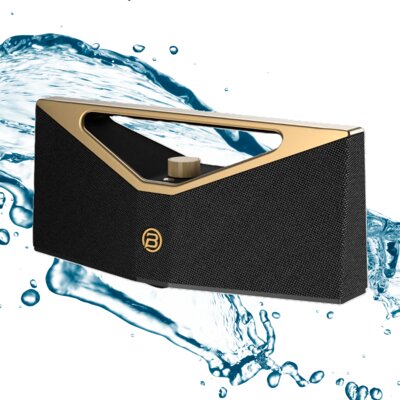 Głośnik mobilny BUGANI Brief Pro Czarno-złoty