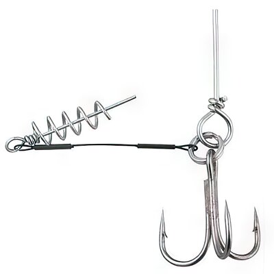 Dozbrojka z korkociągiem DRAGON American Fishing Wire PDF-55-200-2712 12 cm 27 kg (2 szt.)