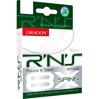Plecionka DRAGON R N S 8X Spinn 0.16 mm / 150 m Zielony