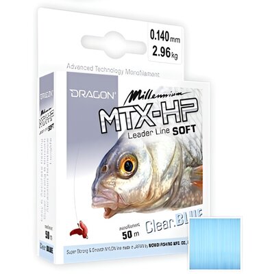 Żyłka DRAGON Millenium MTX-HP Soft 0.121 mm / 50 m Jasnoniebieski
