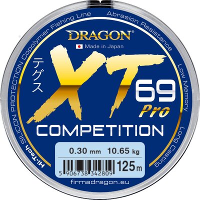 Żyłka DRAGON XT69 Pro Competition 0.18mm / 125 m Niebieski