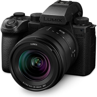 Aparat bezlusterkowy PANASONIC Lumix S5II X (DC-S5M2X) Czarny + Obiektyw 20-60mm f/3.5-5.6, Full Frame, 24.2Mpix, 6K30p + Obiektyw PANASONIC S-S85ME 85mm f/1.8