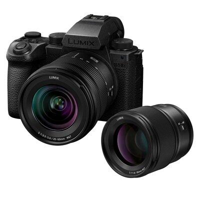 Aparat bezlusterkowy PANASONIC Lumix S5II X (DC-S5M2X) Czarny + Obiektyw 20-60mm f/3.5-5.6, Full Frame, 24.2Mpix, 6K30p + Obiektyw PANASONIC S-S85ME 85mm f/1.8