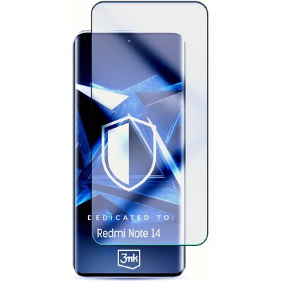Szkło hartowane 3MK HardGlass Max Lite Black do Xiaomi Redmi Note 14 5G