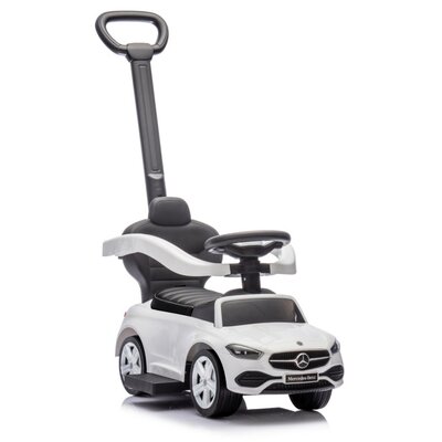 Jeździk MILLY MALLY Mercedes Benz C-Class Deluxe Biały rączka