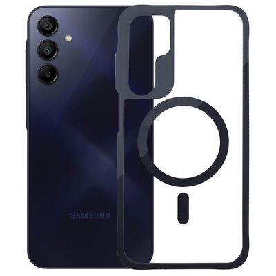 Etui 3MK Satin Armor MagCase do Samsung Galaxy A25 5G Przezroczysto-czarny