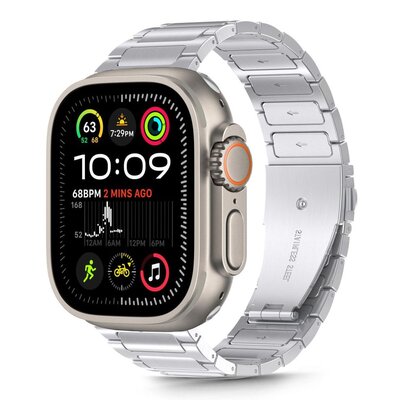 Pasek TECH-PROTECT Stainless Classic do Apple Watch 8/9/10/11/SE z serii 1/2/3/ULTRA z serii 1/2/3 (44/45/46/49 mm) Srebrny