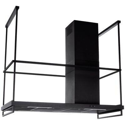 Okap AKPO WK-9 Lungo 150 Czarny mat 471.3m3/h 65dB klasa B