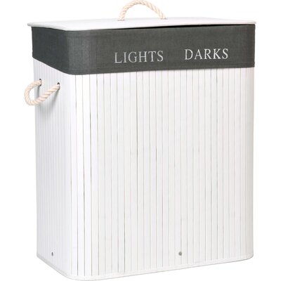 Kosz na pranie GOCKOWIAK 100L Biało-szary