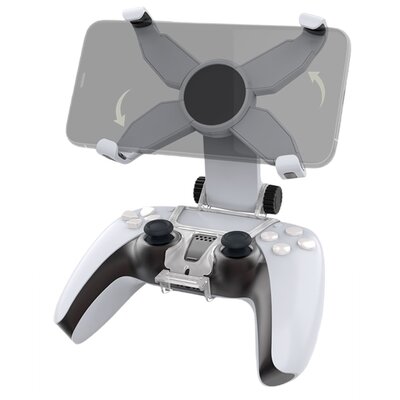 Uchwyt na telefon DOBE TP5-0527 do kontrolera PS5 Biały