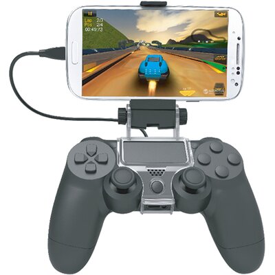 Uchwyt na telefon DOBE TP4-016B do kontrolera PS4 Czarny
