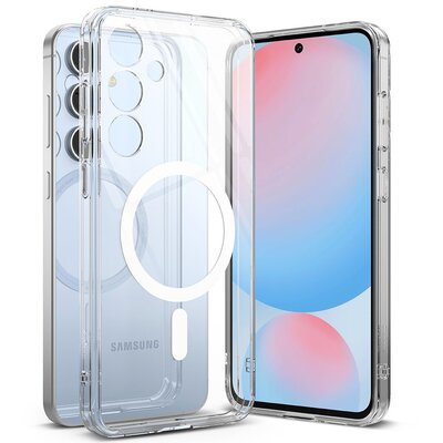 Etui RINGKE Fusion Magnetic MagSafe do Samsung Galaxy S24 FE Przezroczysty