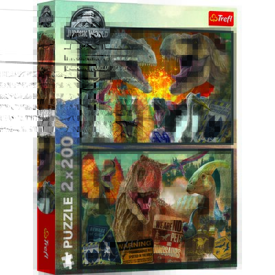 Puzzle TREFL Jurassic World Prehistoryczny świat 13316 (400 elementów)