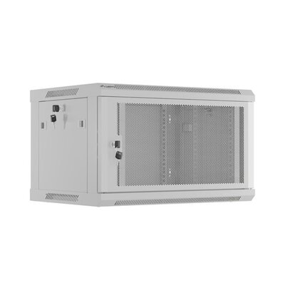 Szafa RACK LANBERG 19" 6U WF01-6406-23S 600 x 450 mm, Wisząca Szary