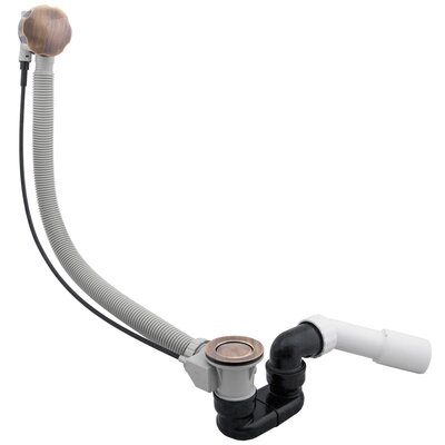 Syfon wannowy CGS TK104-1.25 Brąz antyczny