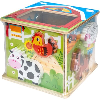 Zabawka edukacyjna SMILY PLAY Kostka Farma Sorter SPW84948