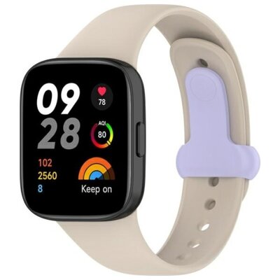 Pasek BELINE do Xiaomi Redmi Watch 3 Beżowy