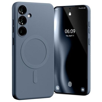 Etui MERCURY Semi-Silicone MagSafe do Samsung Galaxy S24 FE Granatowy